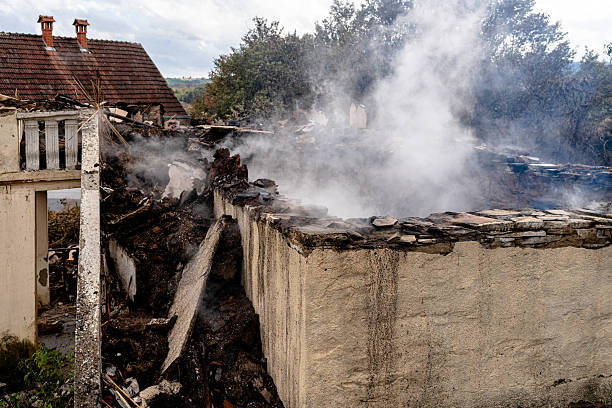 Professional Soot Cleanup technician working in Masonic Home, KY